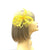 Yellow Hair Fascinator with Crin Loops, Beads & Feathers-Fascinators Direct